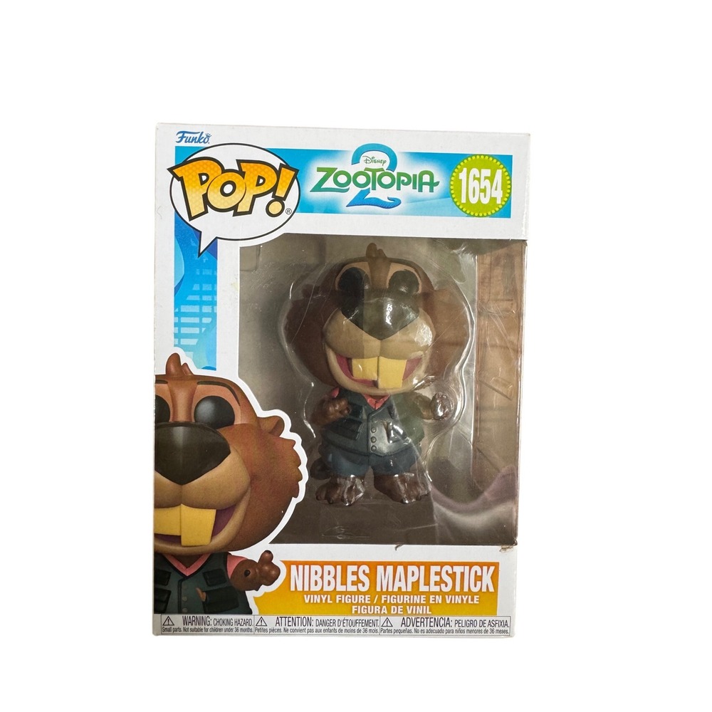 Funko Pop Disney Zootopia 2 Nibbles Maplestick 1654 Vinyl Figure New